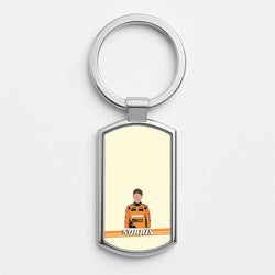 Norris Silver Keyring
