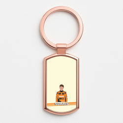 Norris Rose Gold Keyring