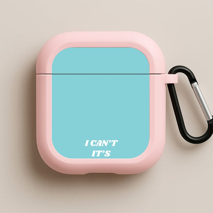 I Can't It's Bwoken Pink AirPods Case