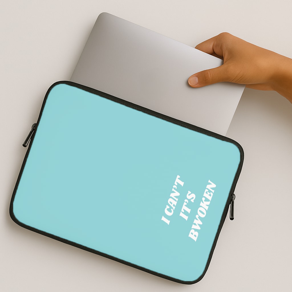 I Can't It's Bwoken MacBook Case