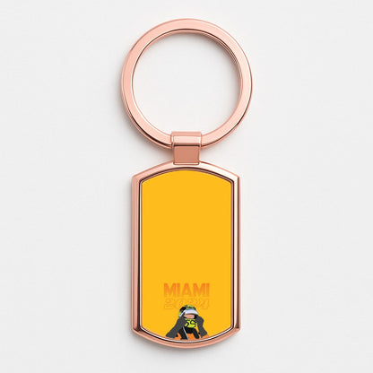 Miami 2024 Rose Gold Keyring