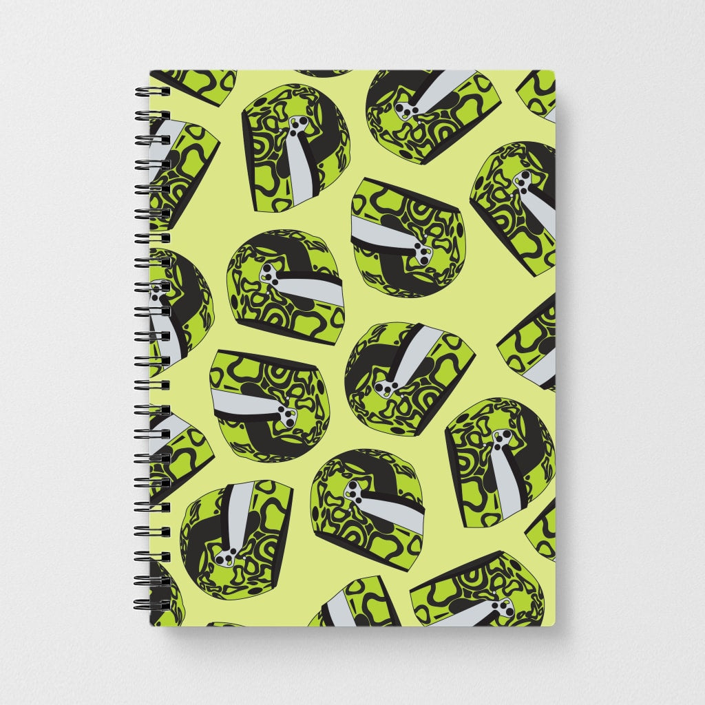 Lando Helmet Pattern Notebook