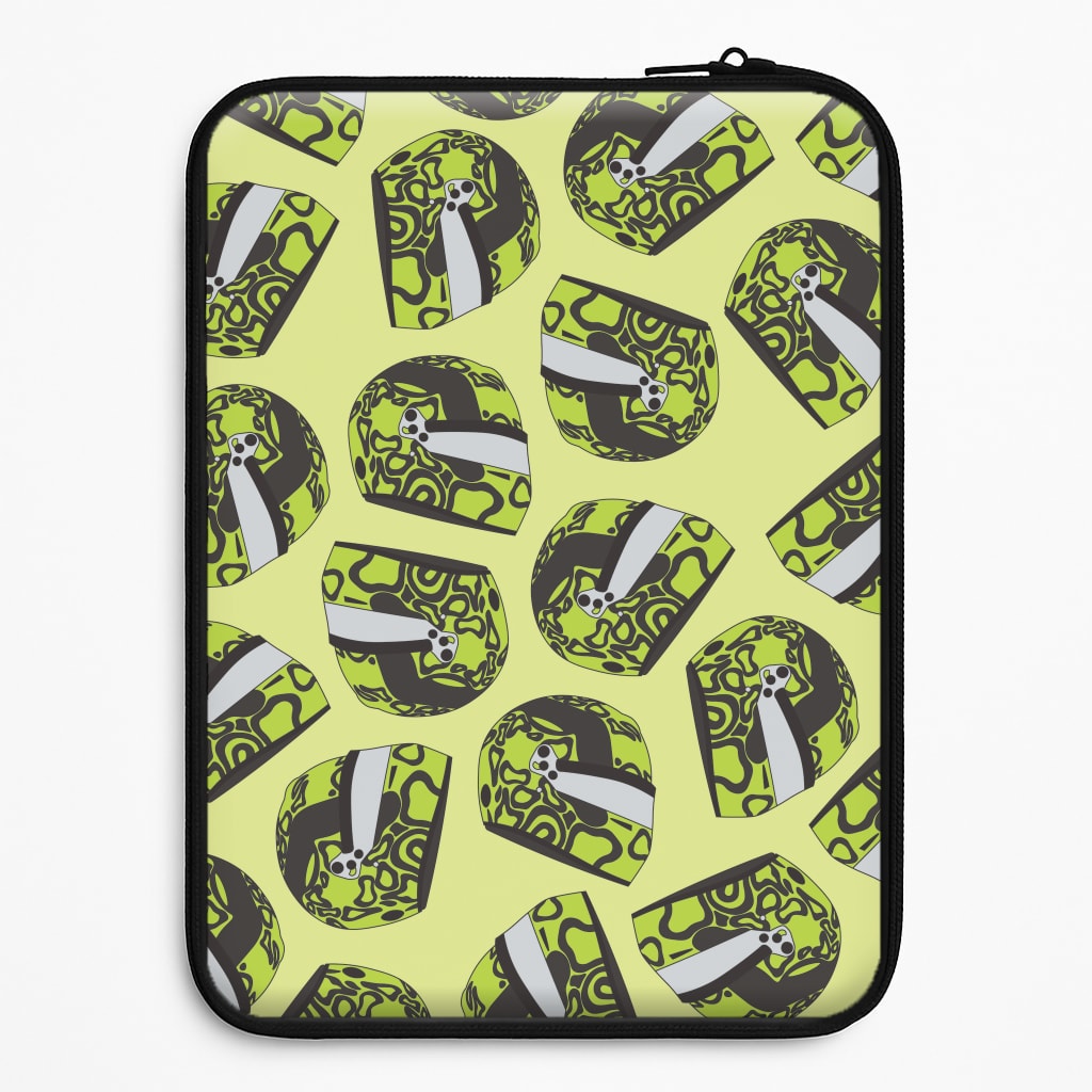 Lando Helmet Pattern Laptop Sleeve