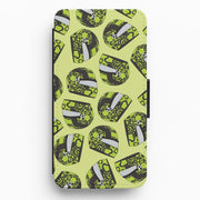 Lando Helmet Pattern Flip / Wallet Phone Case 1