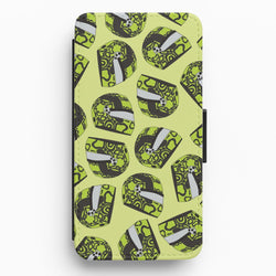 Lando Helmet Pattern Flip / Wallet Phone Case