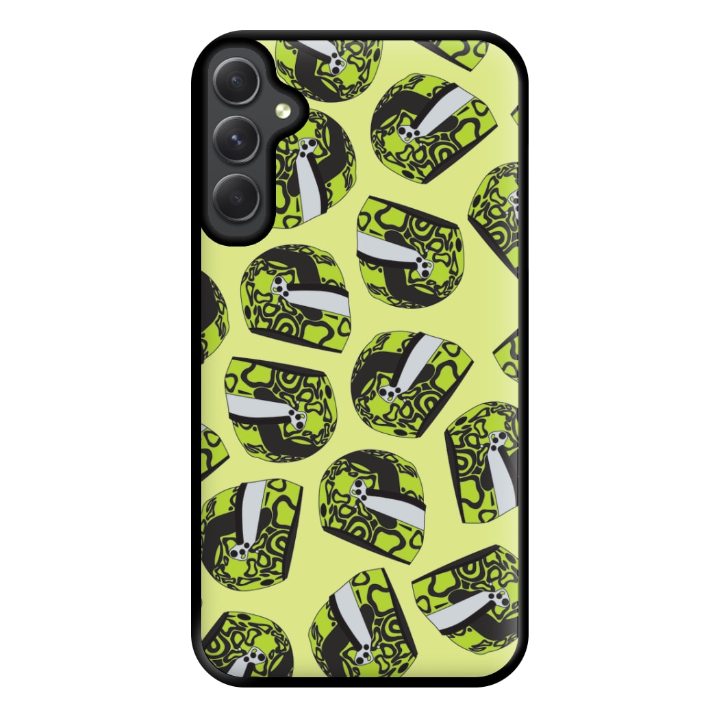 Lando Helmet Pattern Phone Case for Galaxy A54