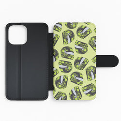 Lando Helmet Pattern Flip Phone Case