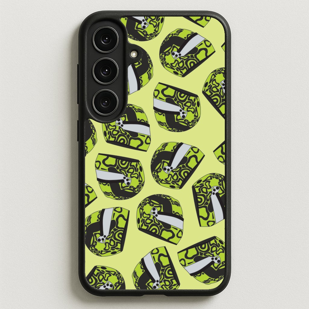 Lando Helmet Pattern Phone Case for Galaxy S25FE