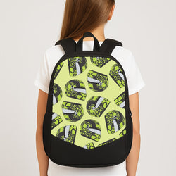 Lando Helmet Pattern Large School Bag