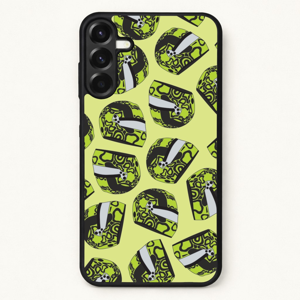 Lando Helmet Pattern Phone Case for Galaxy A57