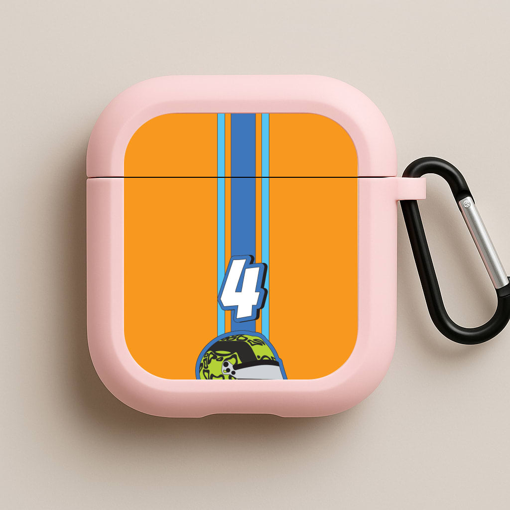 Helmet 4 Pink AirPods Case