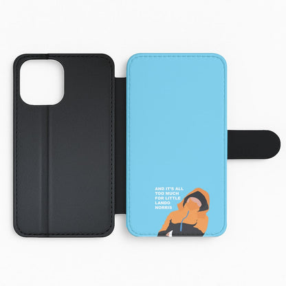 And It's All Too Much Flip Phone Case