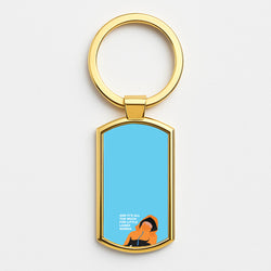 And It's All Too Much Gold Keyring