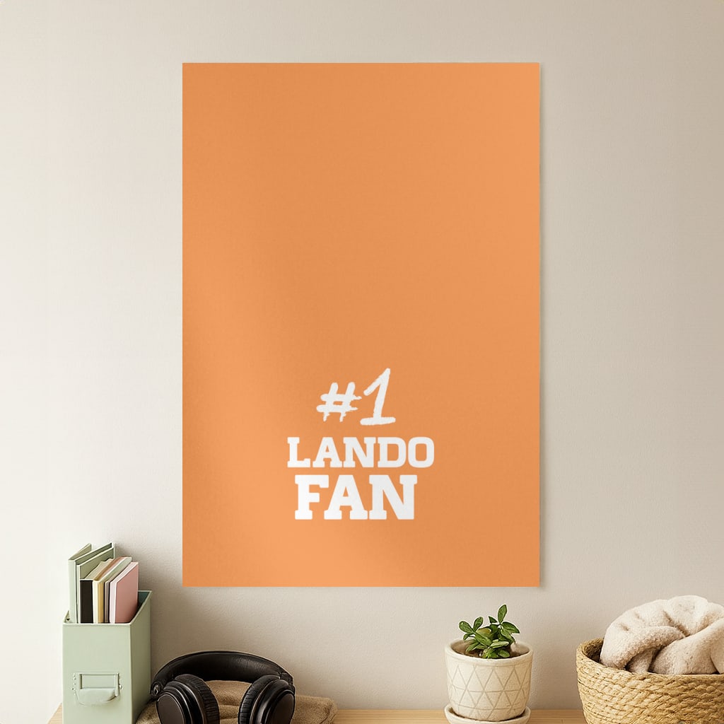 #1 Lando Fan Poster