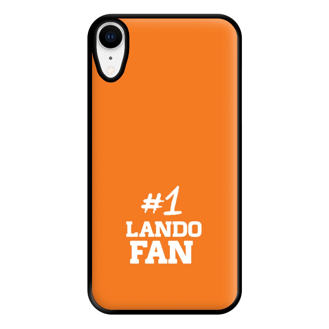 #1 Lando Fan Phone Case for iPhone XR