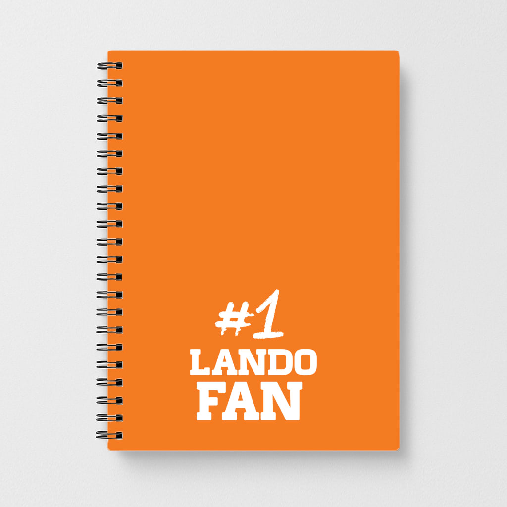 #1 Lando Fan Notebook