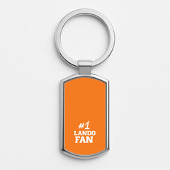 #1 Lando Fan Luxury Keyring