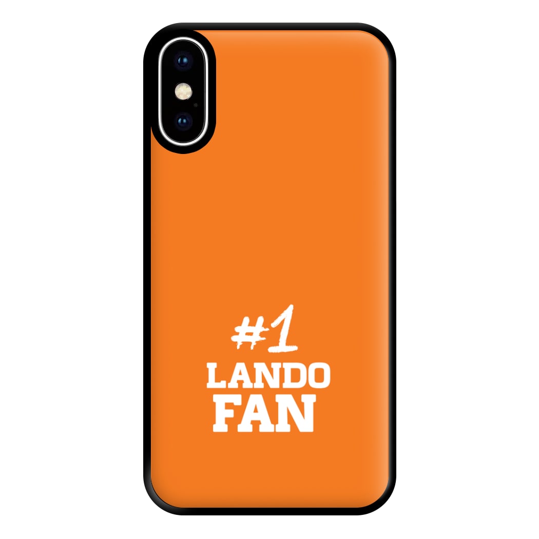 #1 Lando Fan Phone Case for iPhone XS Max