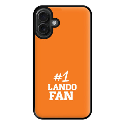 #1 Lando Fan Phone Case for iPhone 16 Plus