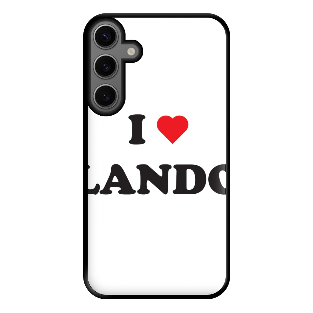 I Love Lando Phone Case for Galaxy S23FE