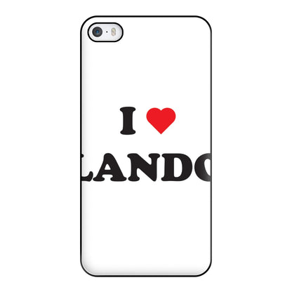 I Love Lando Phone Case for iPhone 5 / 5s / SE 2016