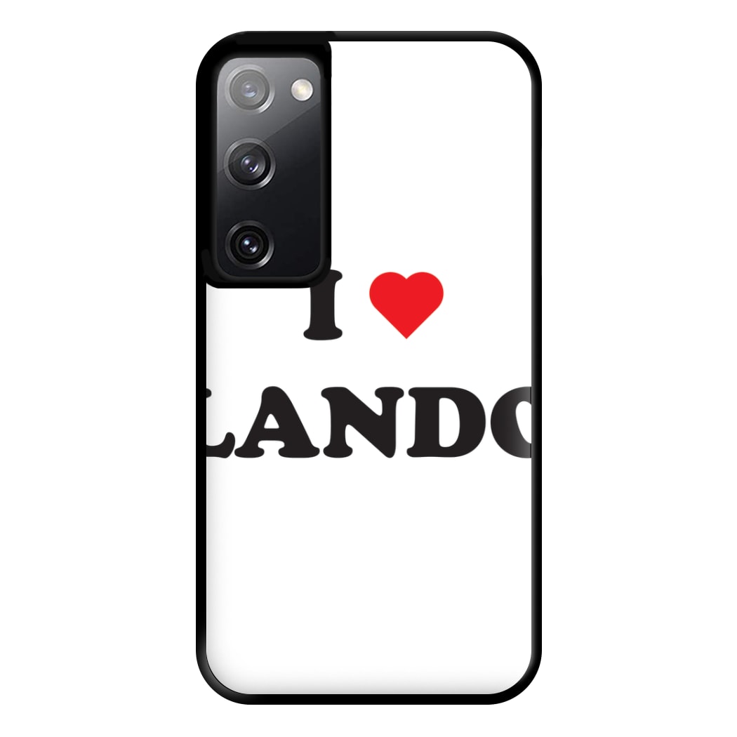 I Love Lando Phone Case for Galaxy S20