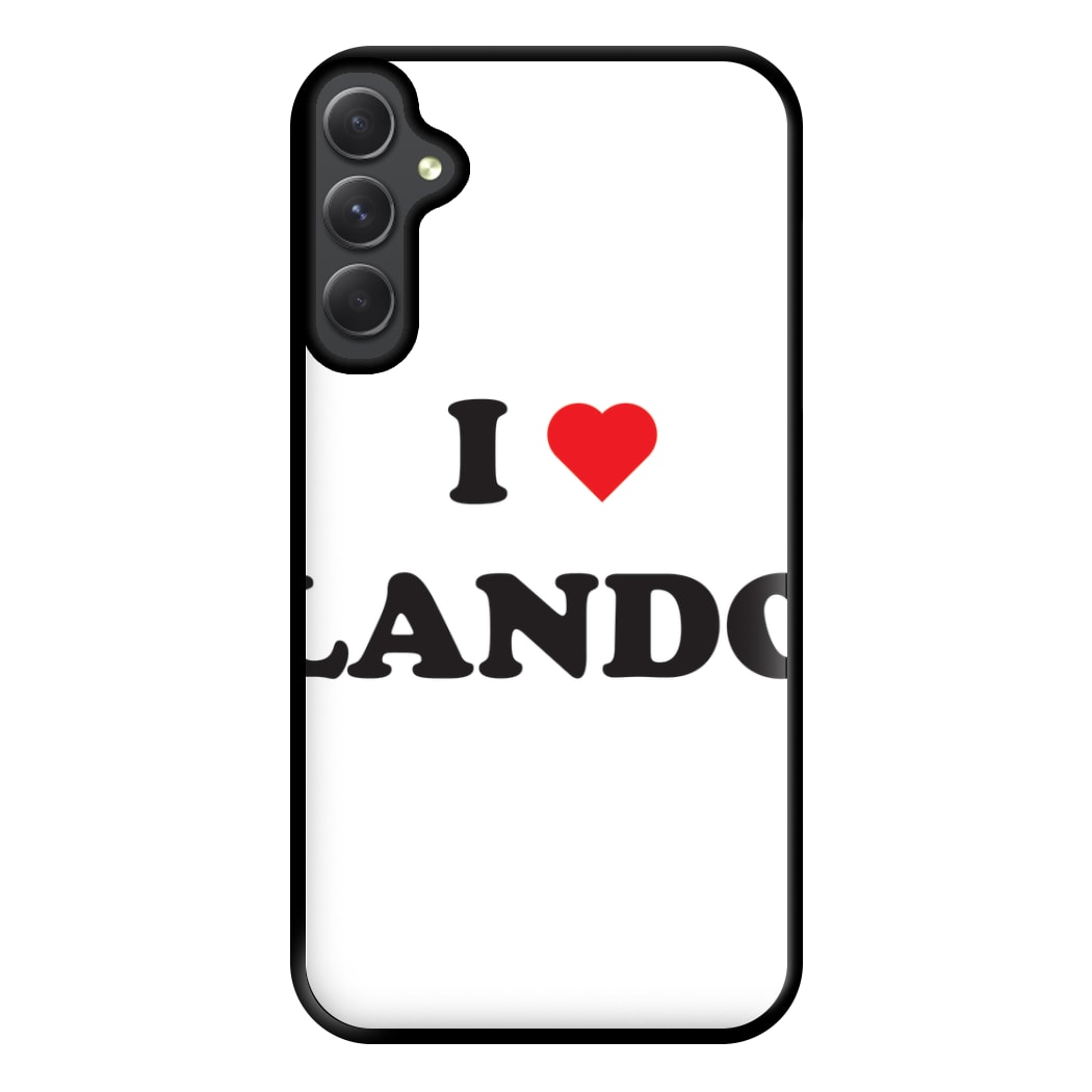 I Love Lando Phone Case for Galaxy A14