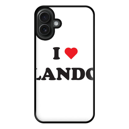 I Love Lando Phone Case for iPhone 16 Plus