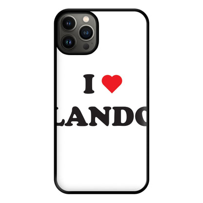 I Love Lando Phone Case for iPhone 13