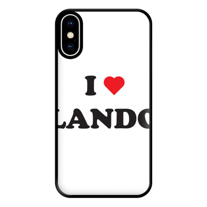 I Love Lando Phone Case for iPhone XS Max