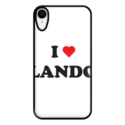 I Love Lando Phone Case for iPhone XR