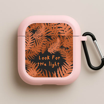 Look For The Light Fern Pattern Pink AirPods Case