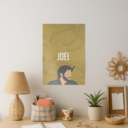 Joel Mushroom Pattern Art Print