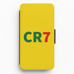CR7 Logo - Ronaldo Flip / Wallet Phone Case