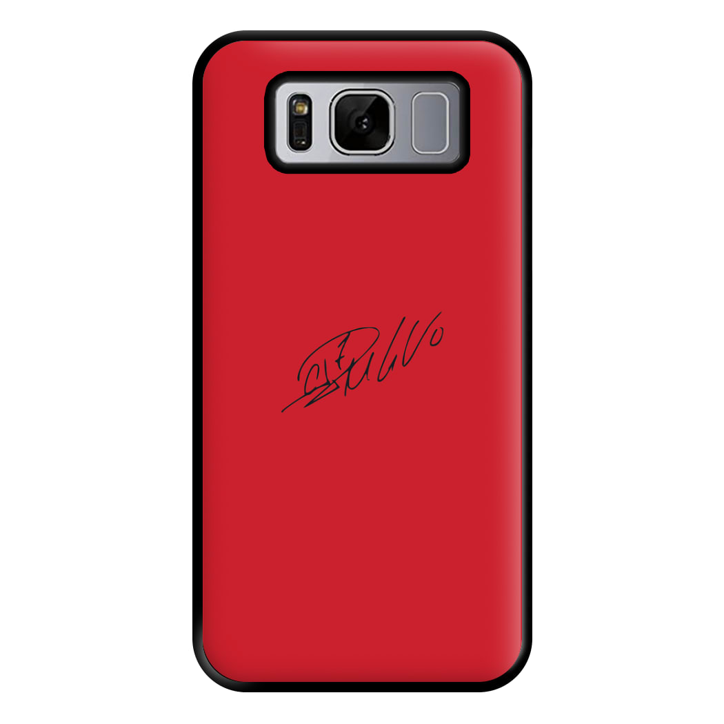 Signature - Ronaldo Phone Case for Galaxy S8 Plus