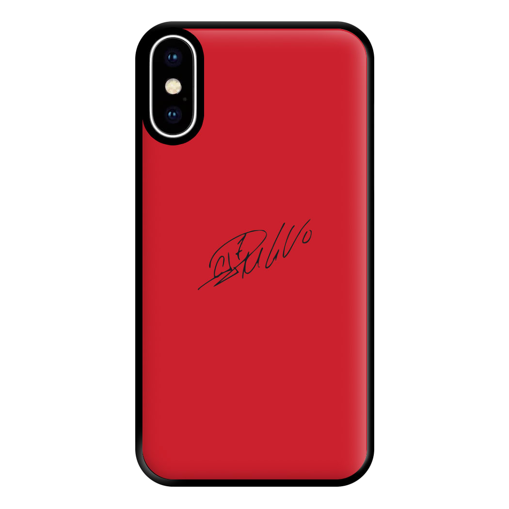 Signature - Ronaldo Phone Case for iPhone XS Max