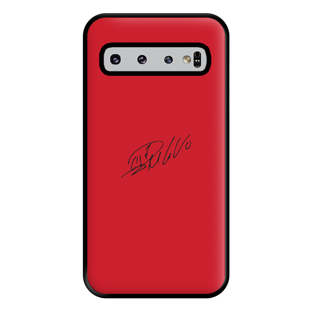 Signature - Ronaldo Phone Case for Galaxy S10 Plus