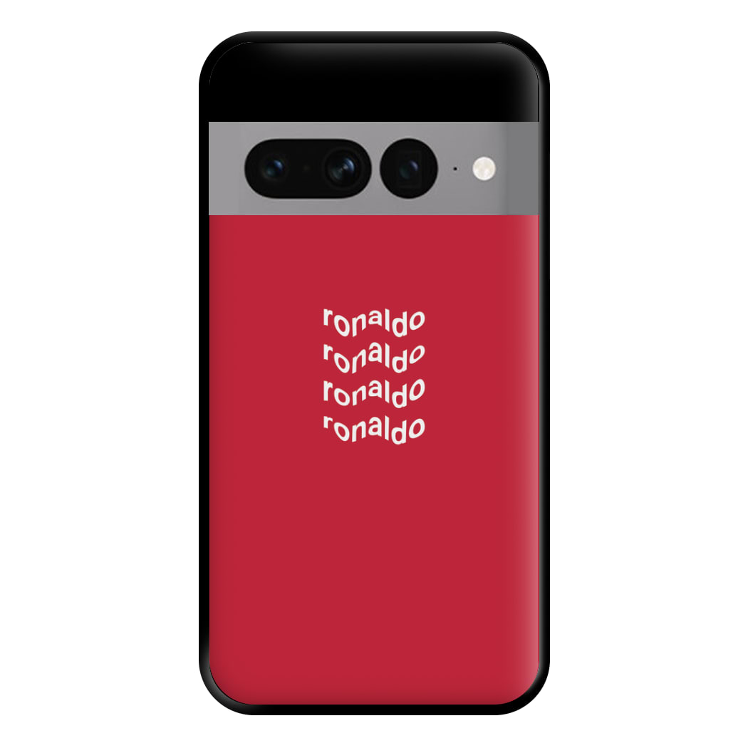 Wavy Text - Ronaldo Phone Case for Google Pixel 7 Pro