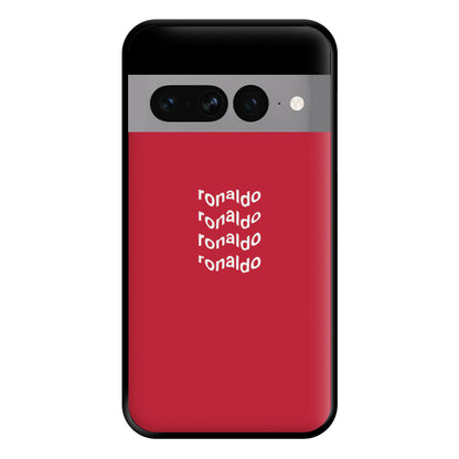 Wavy Text - Ronaldo Phone Case for Google Pixel 7 Pro