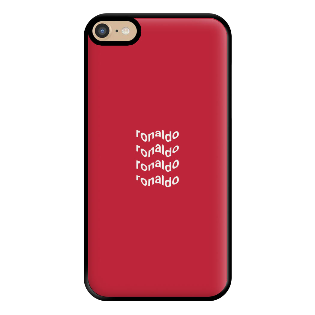 Wavy Text - Ronaldo Phone Case for iPhone 6 Plus / 7 Plus / 8 Plus