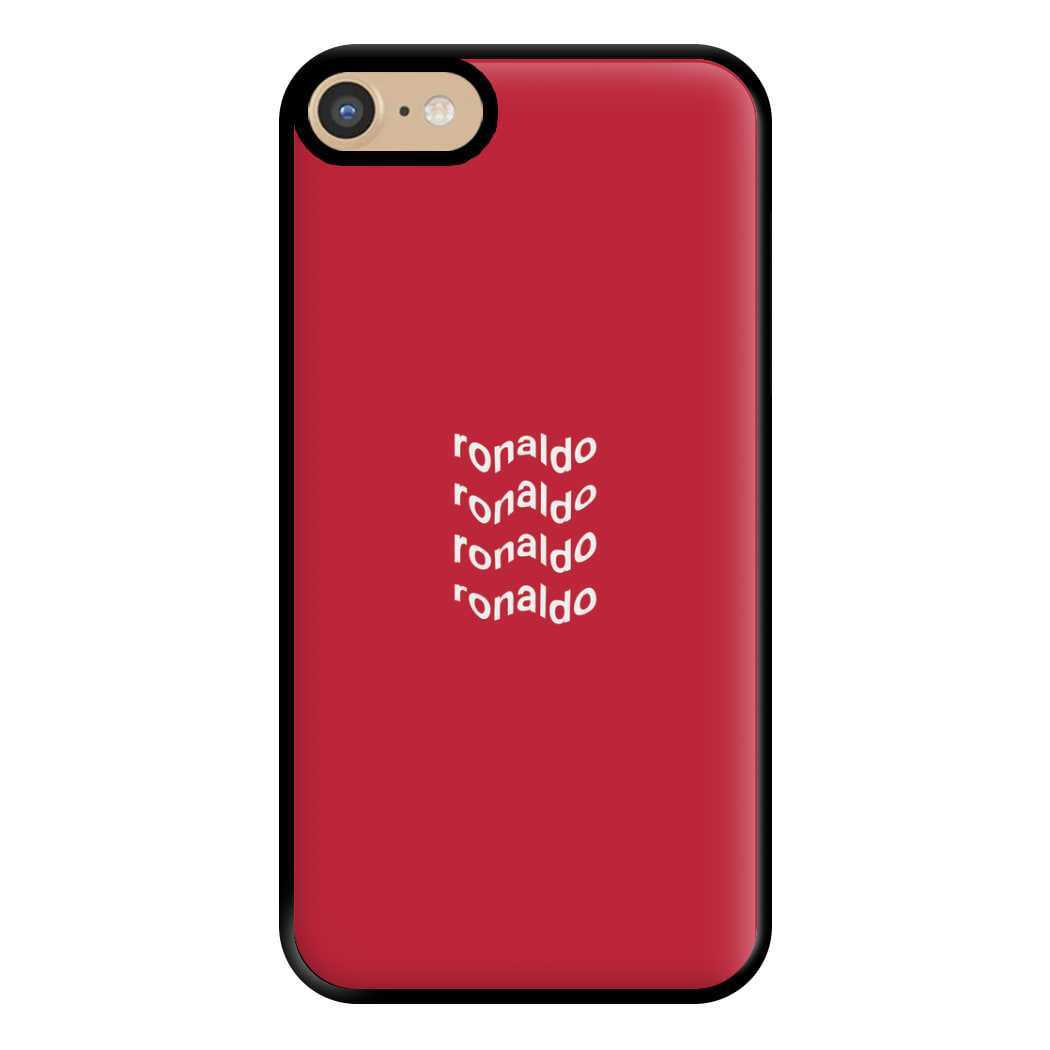 Wavy Text - Ronaldo Phone Case for iPhone 6 / 7 / 8 / SE