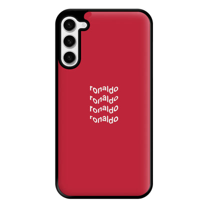 Wavy Text - Ronaldo Phone Case for Galaxy S23 Plus