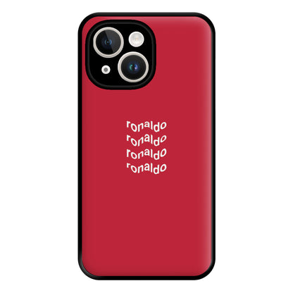 Wavy Text - Ronaldo Phone Case for iPhone 14 Plus