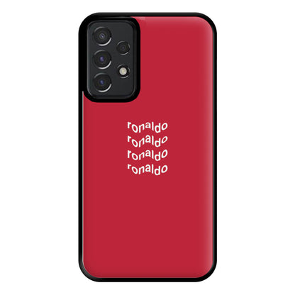 Wavy Text - Ronaldo Phone Case for Galaxy A52 / A52s