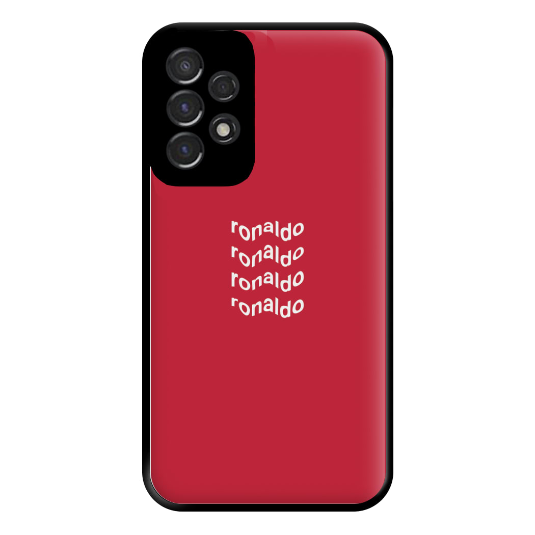 Wavy Text - Ronaldo Phone Case for Galaxy A53