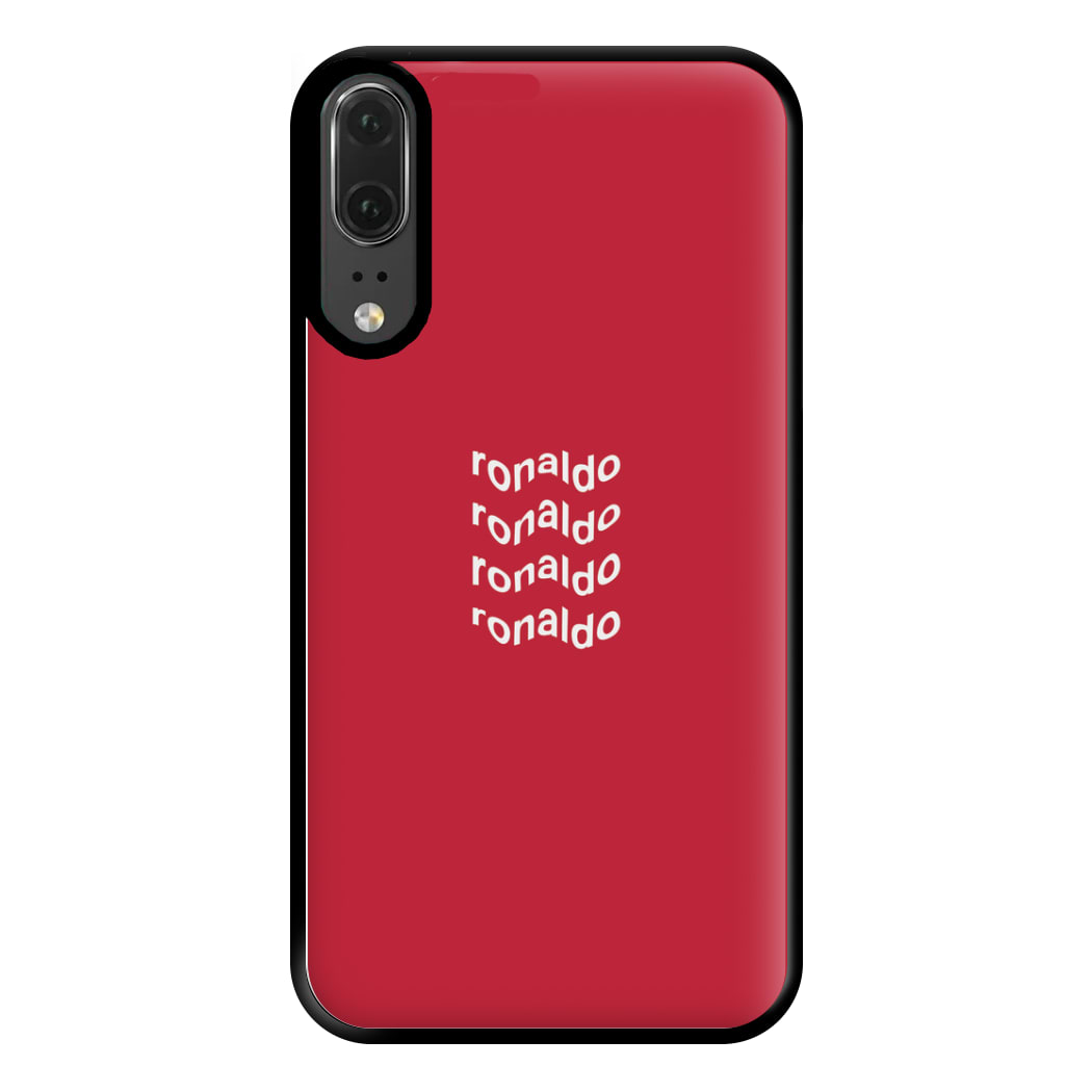 Wavy Text - Ronaldo Phone Case for Huawei P20