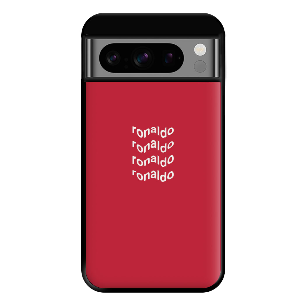 Wavy Text - Ronaldo Phone Case for Google Pixel 8 Pro