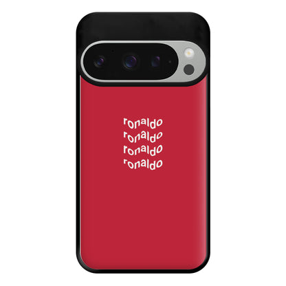 Wavy Text - Ronaldo Phone Case for Google Pixel 9 Pro XL