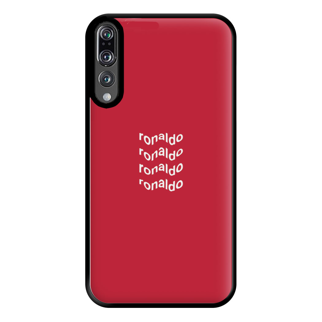 Wavy Text - Ronaldo Phone Case for Huawei P20 Pro