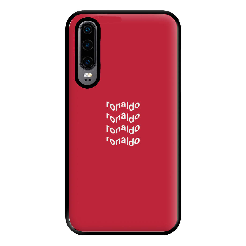 Wavy Text - Ronaldo Phone Case for Huawei P30